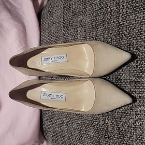 Jimmy Choo Nude Pumps